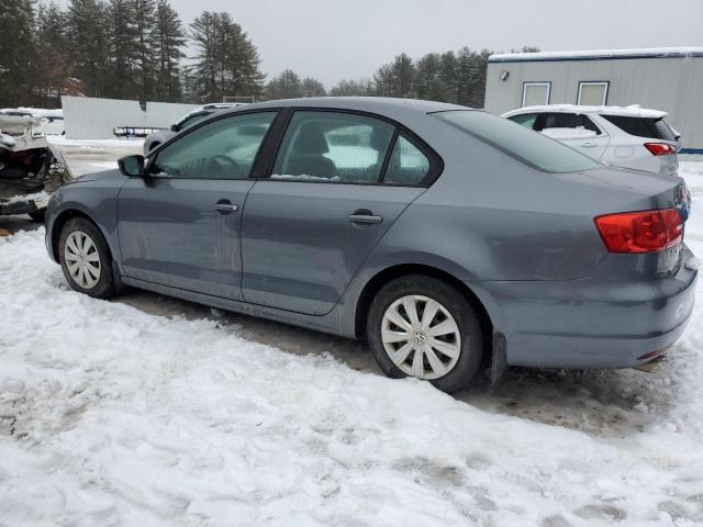 3VW1K7AJXCM359661 - 2012 VOLKSWAGEN JETTA BASE GRAY photo 2