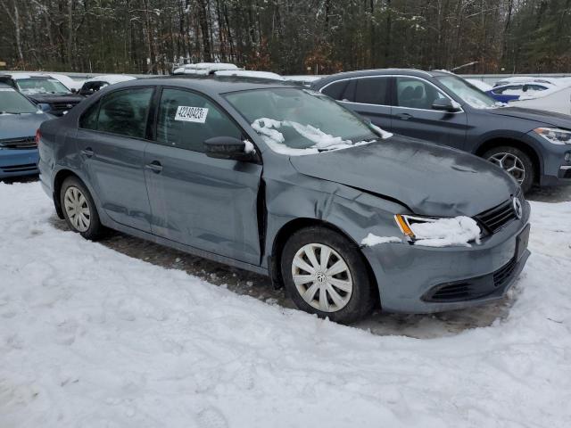 3VW1K7AJXCM359661 - 2012 VOLKSWAGEN JETTA BASE GRAY photo 4