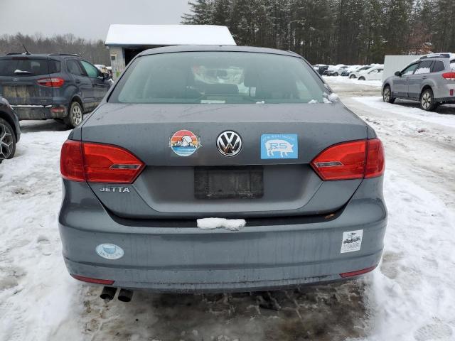 3VW1K7AJXCM359661 - 2012 VOLKSWAGEN JETTA BASE GRAY photo 6