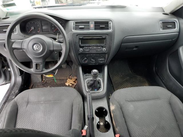 3VW1K7AJXCM359661 - 2012 VOLKSWAGEN JETTA BASE GRAY photo 8