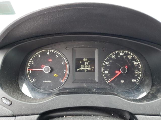 3VW1K7AJXCM359661 - 2012 VOLKSWAGEN JETTA BASE GRAY photo 9