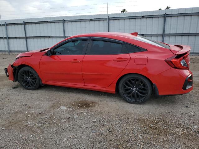 2HGFC1E51LH705256 - 2020 HONDA CIVIC SI RED photo 2