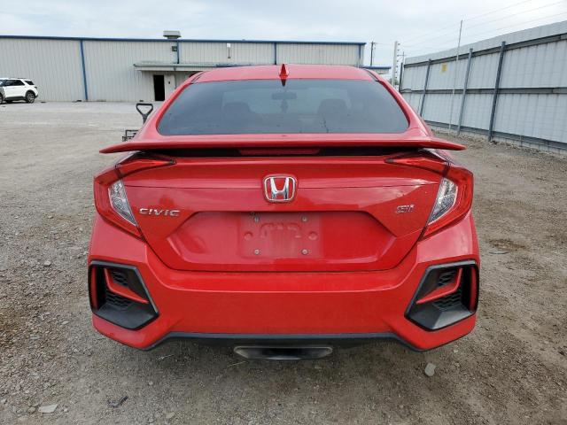 2HGFC1E51LH705256 - 2020 HONDA CIVIC SI RED photo 6