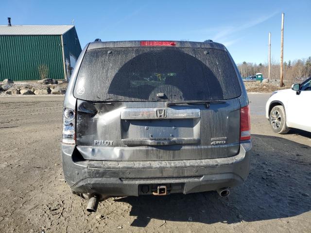 5FNYF4H95CB028913 - 2012 HONDA PILOT TOURING GRAY photo 6