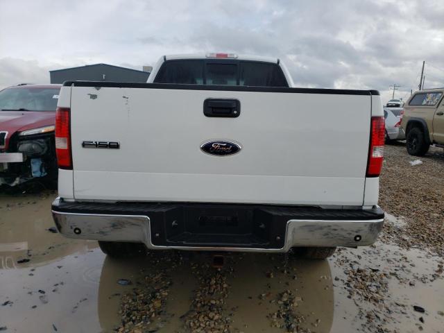 1FTPW14516KD52428 - 2006 FORD F150 SUPERCREW WHITE photo 6