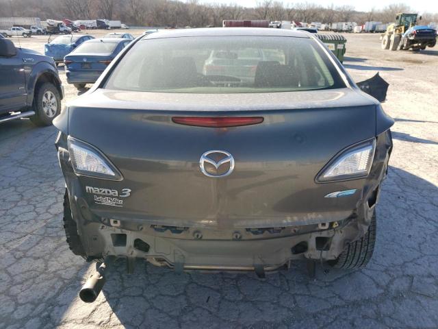 JM1BL1V76C1619776 - 2012 MAZDA 3 I GRAY photo 6