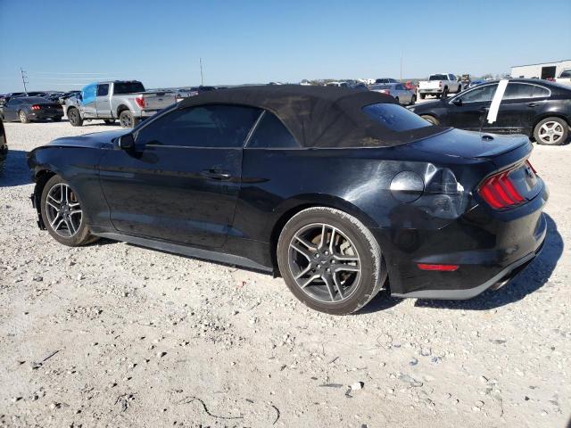 1FATP8UH7M5107245 - 2021 FORD MUSTANG BLACK photo 2