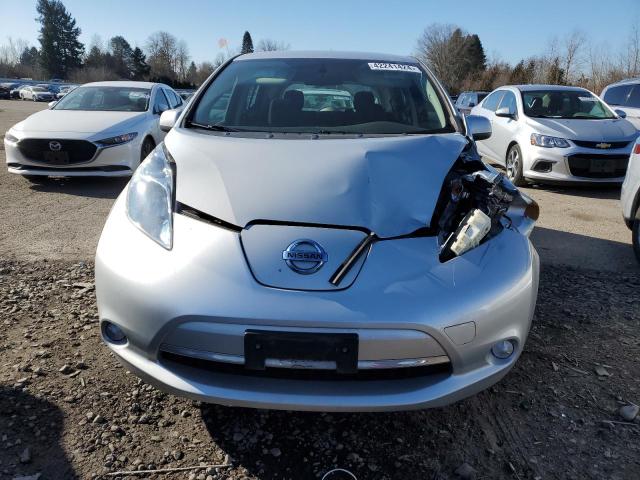 1N4BZ0CP5HC307302 - 2017 NISSAN LEAF S SILVER photo 5