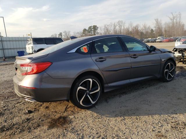 1HGCV1F36JA254265 - 2018 HONDA ACCORD SPORT CHARCOAL photo 3