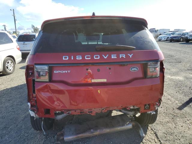 SALCJ2FX2MH890768 - 2021 LAND ROVER DISCOVERY S RED photo 6