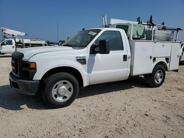 1FD3F30508EE46524 - 2008 FORD F350 SRW SUPER DUTY WHITE photo 1