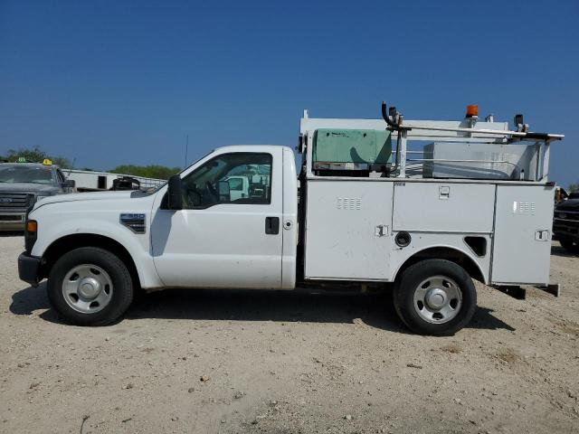 1FD3F30508EE46524 - 2008 FORD F350 SRW SUPER DUTY WHITE photo 10