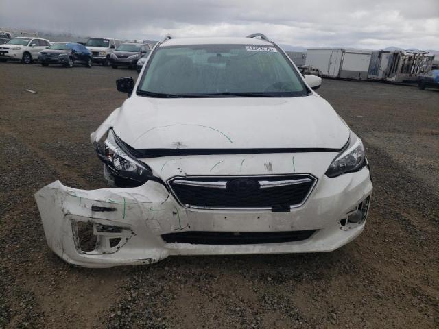 4S3GTAD64J3749491 - 2018 SUBARU IMPREZA PREMIUM PLUS WHITE photo 5