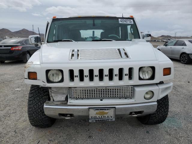 5GRGN23U34H108483 - 2004 HUMMER H2 WHITE photo 5