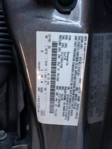 1FADP3F21DL334572 - 2013 FORD FOCUS SE GRAY photo 12