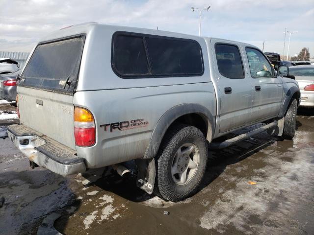 5TEHN72N23Z286086 - 2003 TOYOTA TACOMA DOUBLE CAB 银色 照片 3