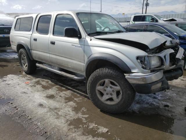 5TEHN72N23Z286086 - 2003 TOYOTA TACOMA DOUBLE CAB SILVER photo 4