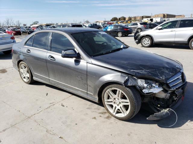 WDDGF56X49F244930 - 2009 MERCEDES-BENZ C 350 GRAY photo 4