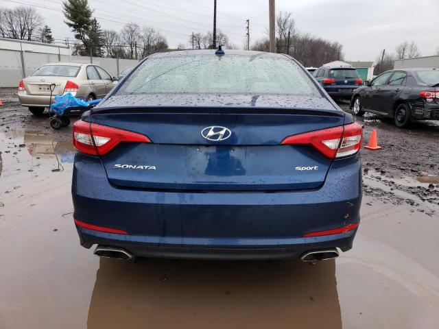 5NPE34AFXGH273998 - 2016 HYUNDAI SONATA SPORT BLUE photo 6