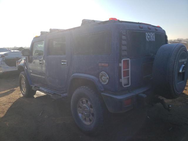 5GRGN23U96H101976 - 2006 HUMMER H2 BLUE photo 2