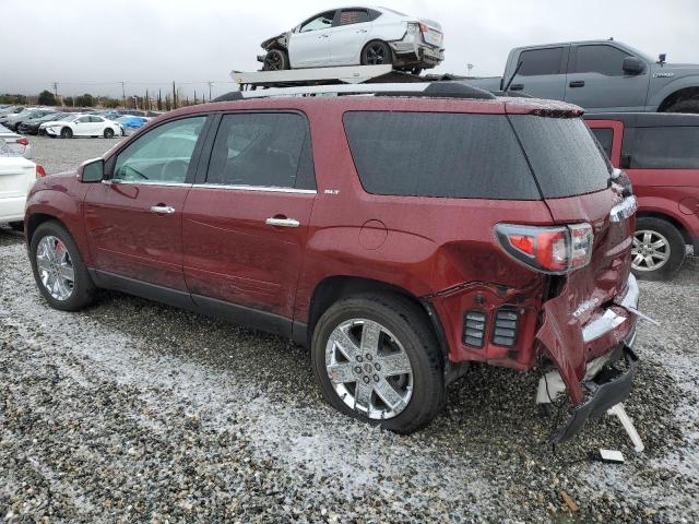 1GKKRSKD1HJ175264 - 2017 GMC ACADIA LIM SLT-2 BURGUNDY photo 2