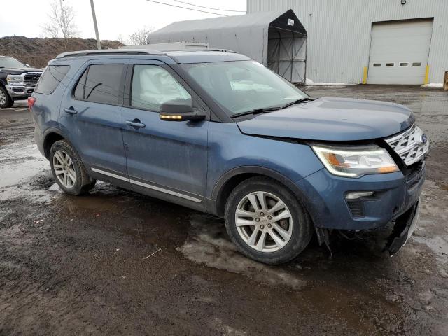 1FM5K8DH6KGA33640 - 2019 FORD EXPLORER XLT BLUE photo 4