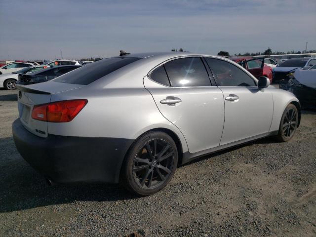 JTHBK262X85063501 - 2008 LEXUS IS 250 SILVER photo 3