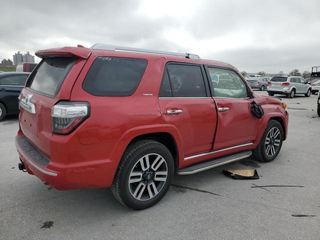 JTEZU5JR9G5142779 - 2016 TOYOTA 4RUNNER SR5 RED photo 3