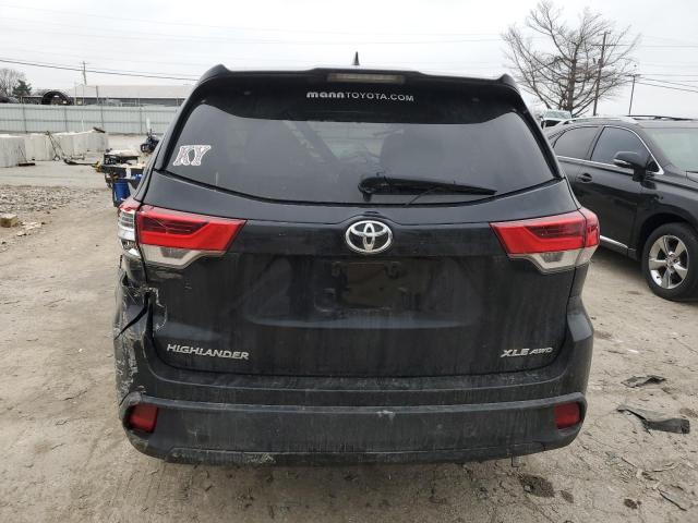 5TDJZRFH2KS582758 - 2019 TOYOTA HIGHLANDER SE BLACK photo 6