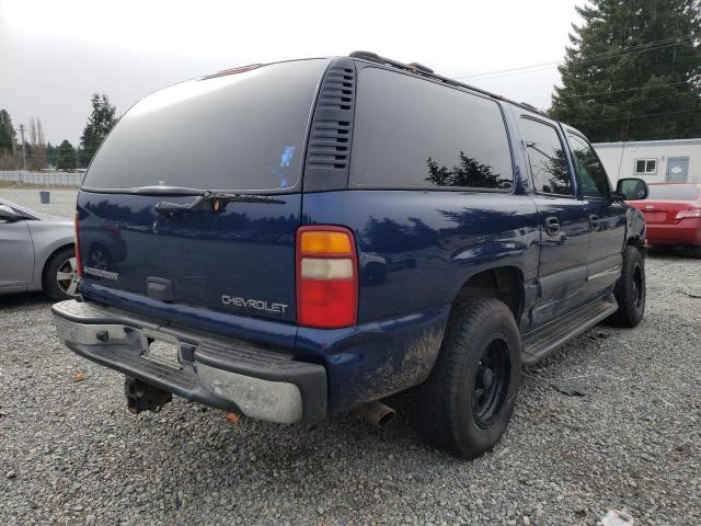 3GNEC16T52G205095 - 2002 CHEVROLET SUBURBAN C1500 BLUE photo 3