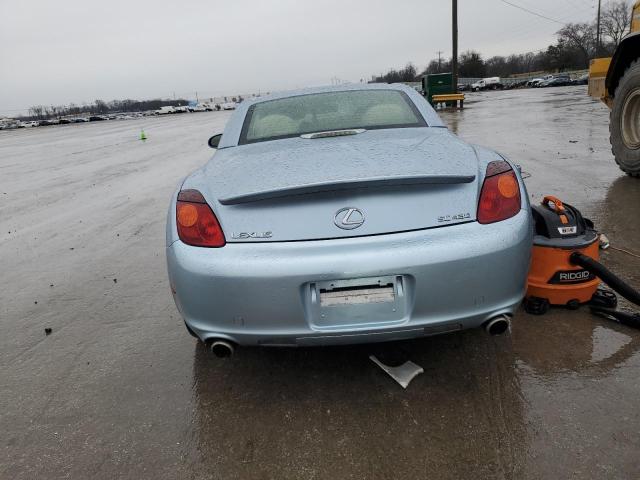 JTHFN48Y540049471 - 2004 LEXUS SC 430 BLUE photo 6