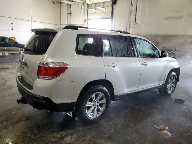 5TDZA3EH3DS031430 - 2013 TOYOTA HIGHLANDER BASE Blanc photo 3