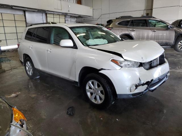 5TDZA3EH3DS031430 - 2013 TOYOTA HIGHLANDER BASE Blanc photo 4