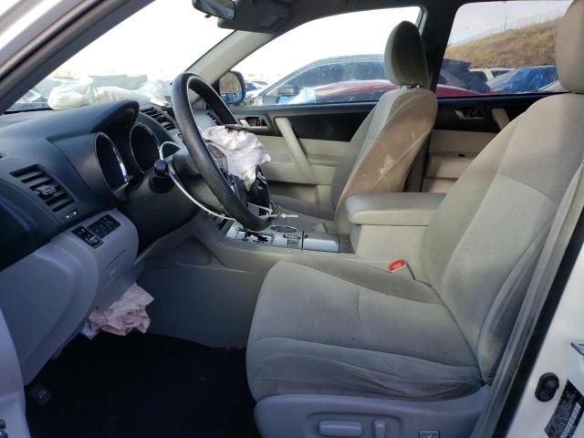 5TDZA3EH3DS031430 - 2013 TOYOTA HIGHLANDER BASE Blanc photo 7
