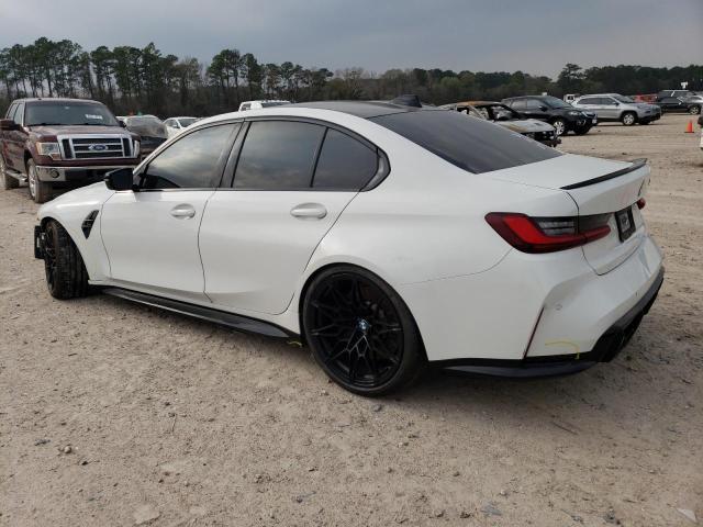 WBS43AY02NFM62513 - 2022 BMW M3 COMPETITION თეთრი ფოტო 2