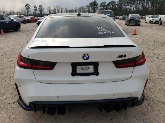 WBS43AY02NFM62513 - 2022 BMW M3 COMPETITION თეთრი ფოტო 6