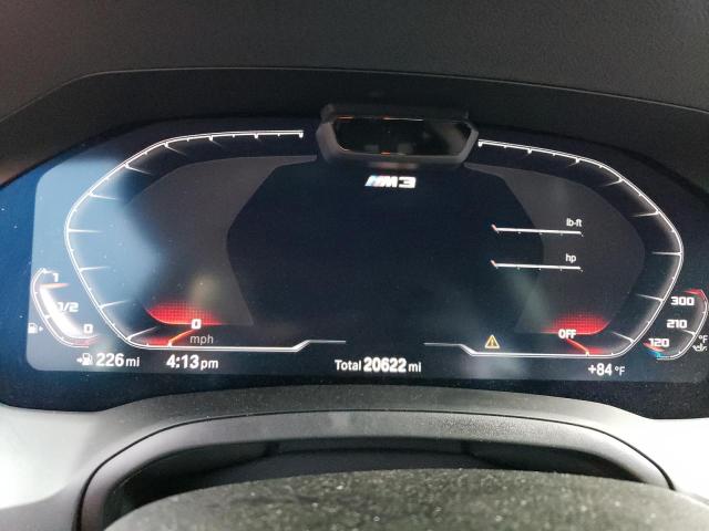 WBS43AY02NFM62513 - 2022 BMW M3 COMPETITION თეთრი ფოტო 9