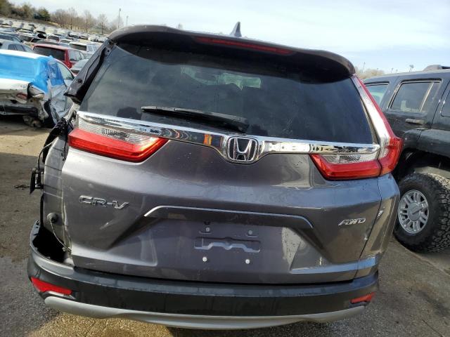 7FARW2H57KE009594 - 2019 HONDA CR-V EX GRAY photo 6