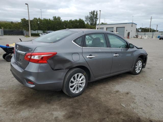 3N1AB7AP5KY443713 - 2019 NISSAN SENTRA S GRAY photo 3