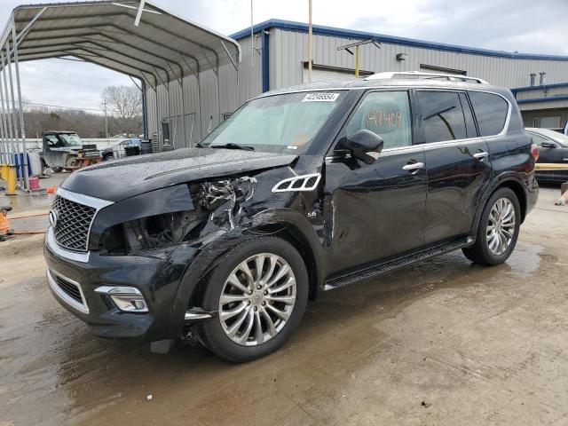 JN8AZ2NF6G9613060 - 2016 INFINITI QX80 BLACK photo 1