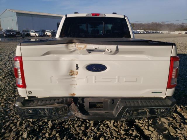 1FTFW1E81NFA01949 - 2022 FORD F150 SUPERCREW WHITE photo 6