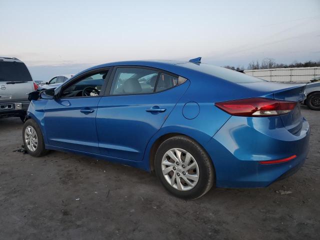 KMHD74LFXHU097177 - 2017 HYUNDAI ELANTRA SE BLUE photo 2