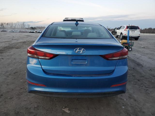 KMHD74LFXHU097177 - 2017 HYUNDAI ELANTRA SE BLUE photo 6