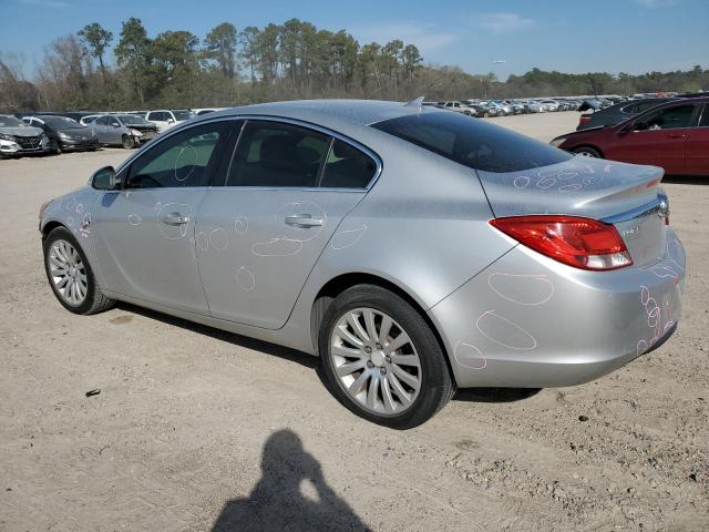 W04GN5EC0B1143084 - 2011 BUICK REGAL CXL SILVER photo 2