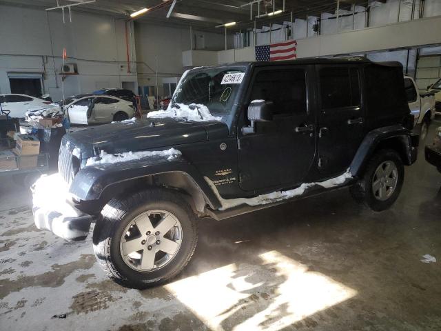 1J4GA59147L161670 - 2007 JEEP WRANGLER SAHARA BLUE photo 1