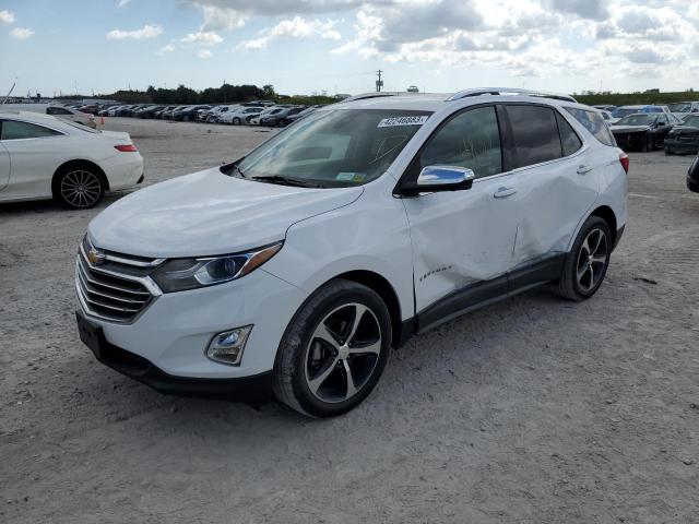 3GNAXXEV6KL134926 - 2019 CHEVROLET EQUINOX PREMIER WHITE photo 1