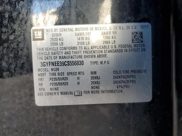 3GYFNEE39CS556830 - 2012 CADILLAC SRX PERFORMANCE COLLECTION Қара фото 13