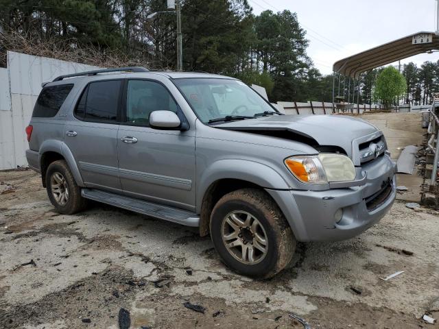 5TDZT38A55S246057 - 2005 TOYOTA SEQUOIA LIMITED SILVER photo 4