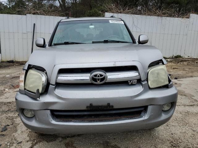 5TDZT38A55S246057 - 2005 TOYOTA SEQUOIA LIMITED SILVER photo 5