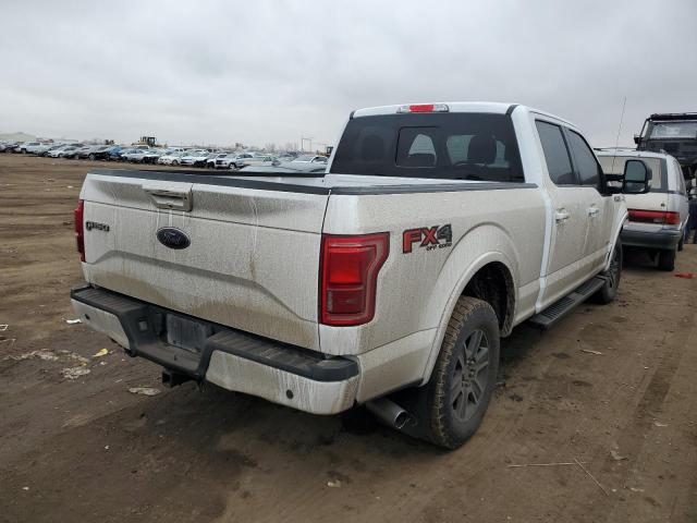 1FTFW1EG9FKE09759 - 2015 FORD F150 SUPERCREW WHITE photo 3